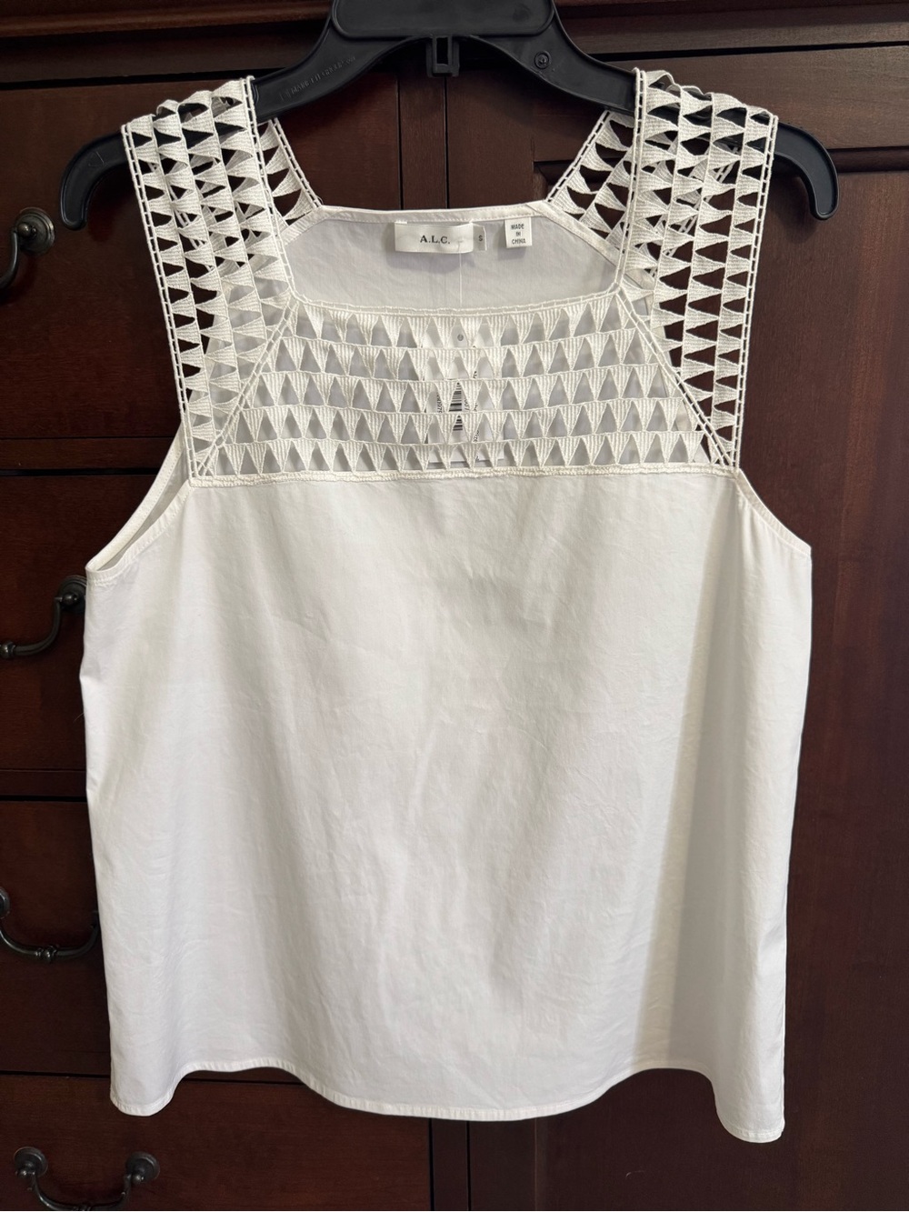 A.L.C. White Lace Blouse NWT - Picture 2 of 6